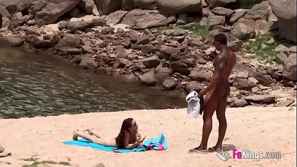 Watch The massive cocked black dude picking up on the nudist beach. So easy, when you're armed with such a blunderbuss top Movies