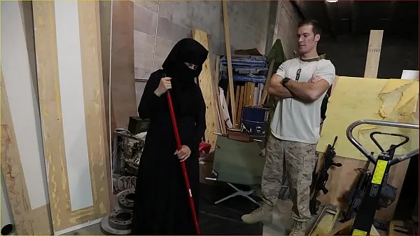 Watch TOUROFBOOTY - Muslim Woman Sweeping Floor Sucks American Soldier's Big Dick And Fucks top Movies