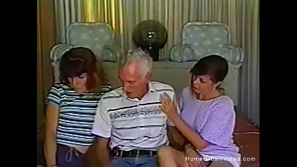 Watch Old man gets to fuck a hot young brunette in the ass top Movies