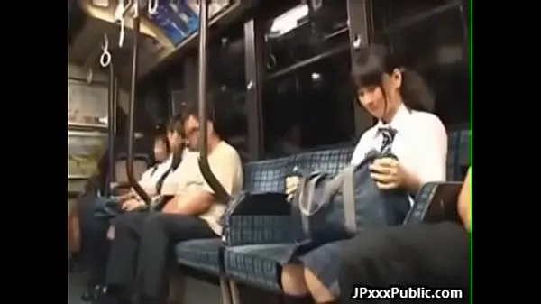 Watch Japanese school girl get fuck on bus top Movies