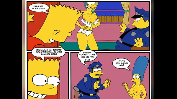 Bekijk Comic Book Porn - Cartoon Parody The Simpsons - Sex With The Cop topfilms
