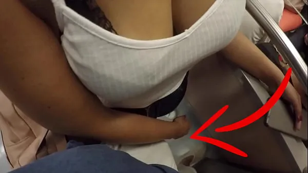 Unknown Blonde Milf with Big Tits Started Touching My Dick in Subway ! That's called Clothed Sex인기 영화 보기