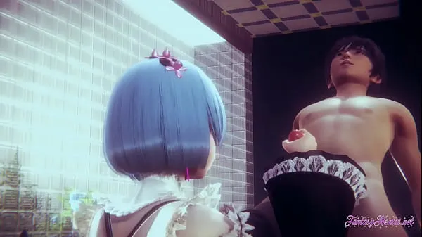 Re：ゼロから始める異世界生活-レム手コキwith POV（無修正）-日本のアジアのマンガアニメゲームポルノ 人気の映画を見る