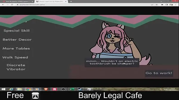 Se Barely Legal Cafe (free game itchio ) 18, Adult, Arcade, Furry, Godot, Hentai, minigames, Mouse only, NSFW, Short topfilm