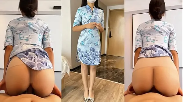 The "domestic" stewardess, who is usually cold and cold, went to have sex with her boyfriend on her back, sitting on the cock, twisting crazily and climaxing loudly शीर्ष फ़िल्में देखें