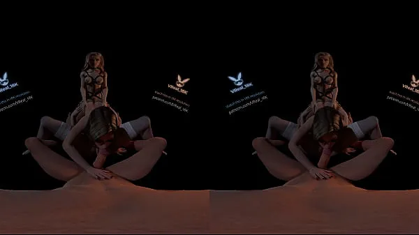 Katso VReal 18K Spitroast FFFM orgy groupsex with orgasm and stocking, reverse gangbang, 3D CGI render suosituinta elokuvaa