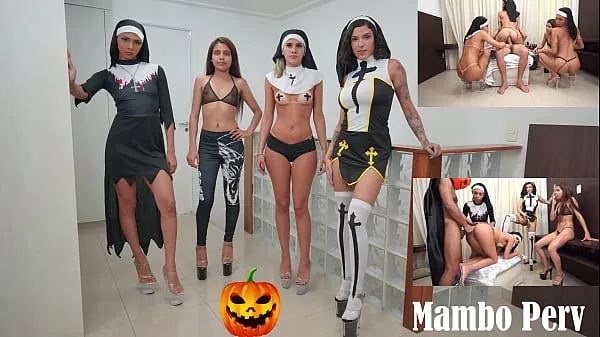 شاهد Halloween Perv Nuns squad : 4 perv nuns sex ritual & reverse gangbang (Anal, nuns, blasphemy, 1guy on 4 girls, demon girl, gapes, ATM,ATOGM) OB230 أفضل الأفلام