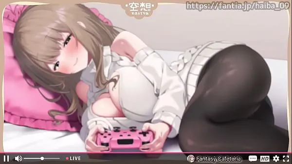 A streamer onee-san received a hypnotic image 人気の映画を見る