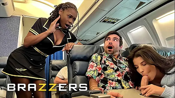 Watch Lucky Gets Fucked With Flight Attendant Hazel Grace In Private When LaSirena69 Comes & Joins For A Hot 3some - BRAZZERS top Movies
